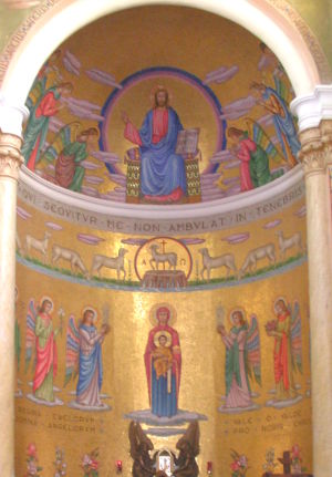 i mosaici dell'abside